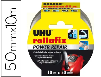 Toile adhésive uhu très résistante 10mx50mm coloris gris