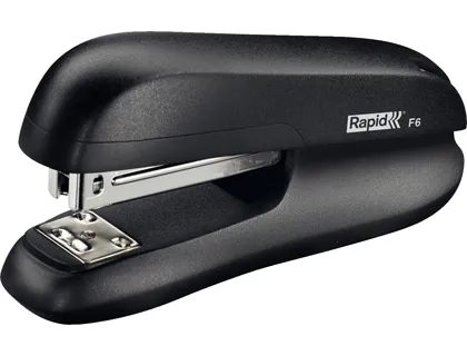 Agrafeuse bureau rapid hs f6 métal 40x62x126mm 20 feuilles agrafes rapid strong 24/6 et 26/6 coloris noir