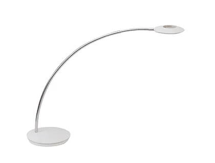 Lampe bureau alba led aero aluminium abs bras flexible tete orientable basse consommation 4w blanche LEDAERO BC