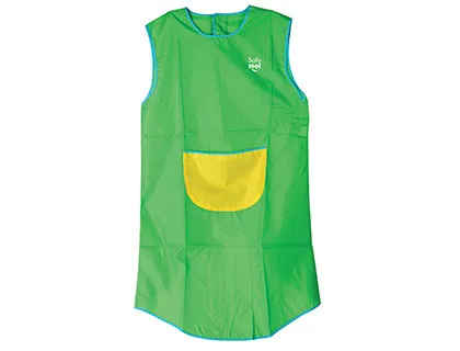 Tablier adulte safetool imperméable sans manche coloris vert
