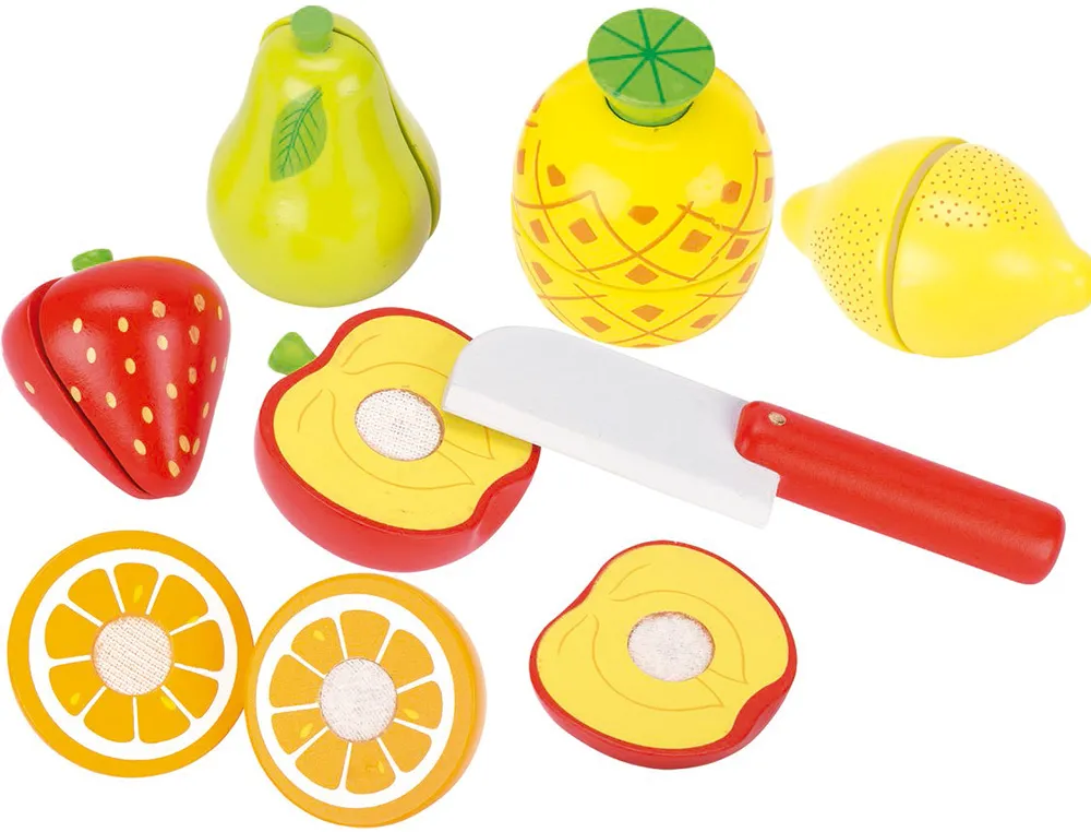 Fruits avec scratch goki points en scratch resistants 6 fruits dim. 73mm