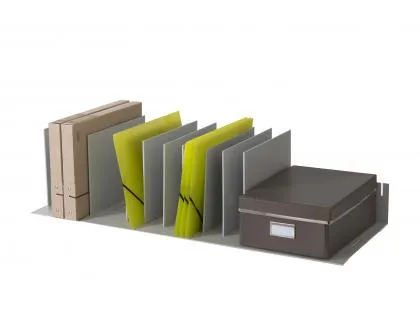 Lot 10 separateurs amov. gris