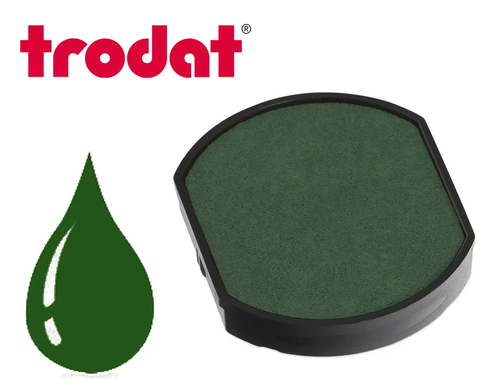 Cassette encrage trodat 6/46030b pour tampon encreur 46030/ 46031 coloris bleu