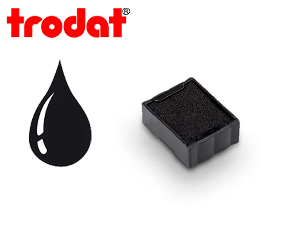 Cassette encrage trodat 6/4921a pour tampon encreur 4921 coloris noir