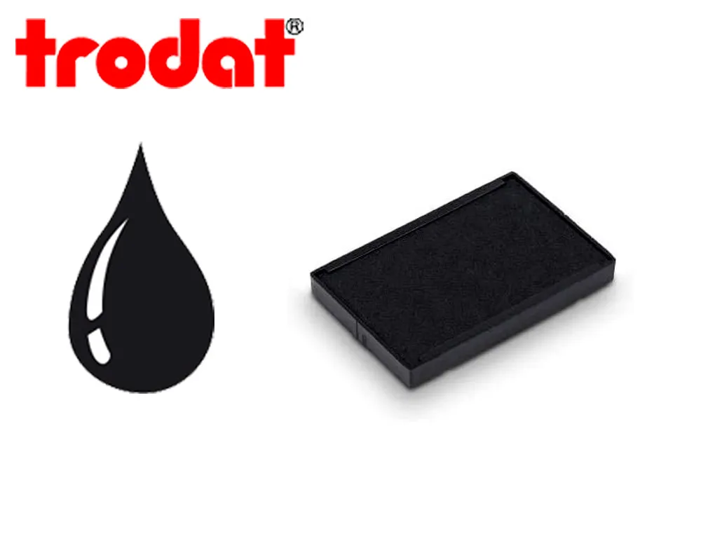 Cassette encrage trodat 6/4928a pour tampon encreur 4928/4958 coloris noir