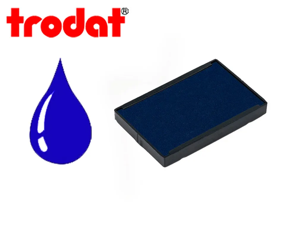 Cassette encrage trodat 6/4928b pour tampon encreur 4928/4958 coloris bleu