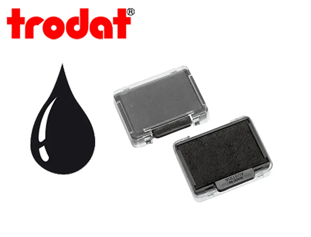 Cassette encrage trodat 6/4916a pour tampon printy 4916 coloris noir