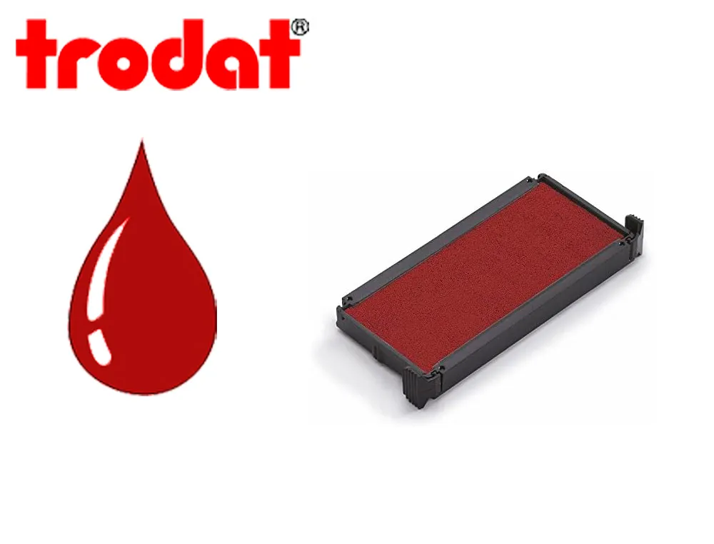 Cassette encrage trodat 6/4914c pour tampon printy 4914 coloris rouge