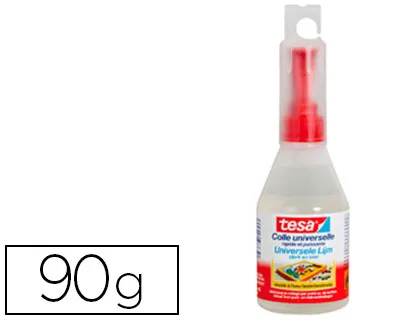 Colle tesa universelle double embout tous types supports haute transparence flacon 90ml