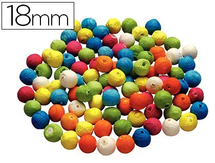 Boule cellulose univers de piwi diamètre 18mm coloris assortis sachet 100 unités