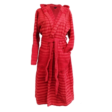 Peignoir Essenza Pure Stripe Corail Coton Terry