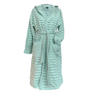 Peignoir Essenza Pure Stripe Menthe Coton Terry