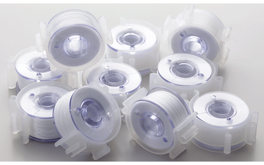 Canettes préremplies et réutilisables avec clips N°60 Couture et Broderie (sachet de 10 pièces) Brot