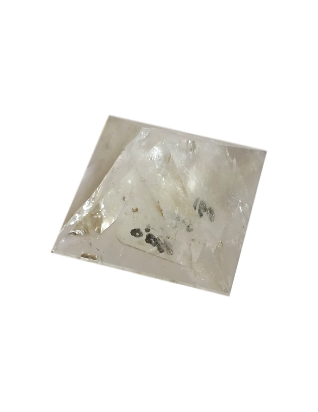 Pyramide en cristal de roche base 3 cm - Harmonisez votre énergie avec cette puissante pierre de guérison