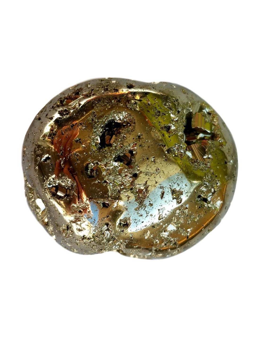 Pyrite en Pierre roulée 1/2 cm - Énergie et Protection pour une vitalité renforcée