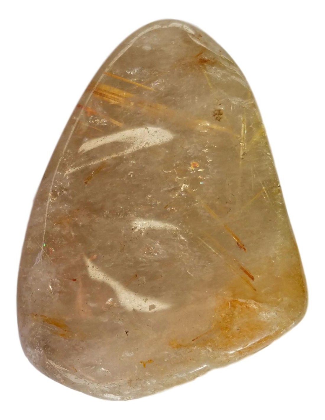 Quartz rutile en Pierre roulée 5/6 cm - Énergie positive et clarté d'esprit