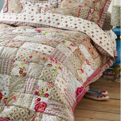 Boutis Pip Studio Chinese Blossom Patch Khaki Coton