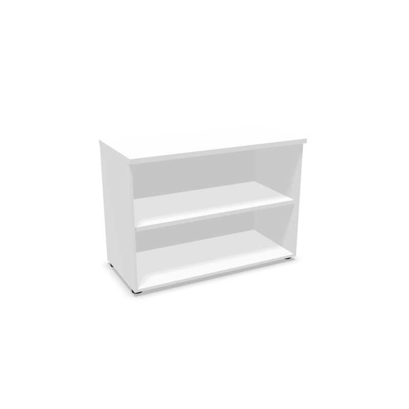 Rangement Ouvert QUIÉTUDE – 1 tablette mélaminée – Avec Top – Pour Bureau Professionnel – Buronomic