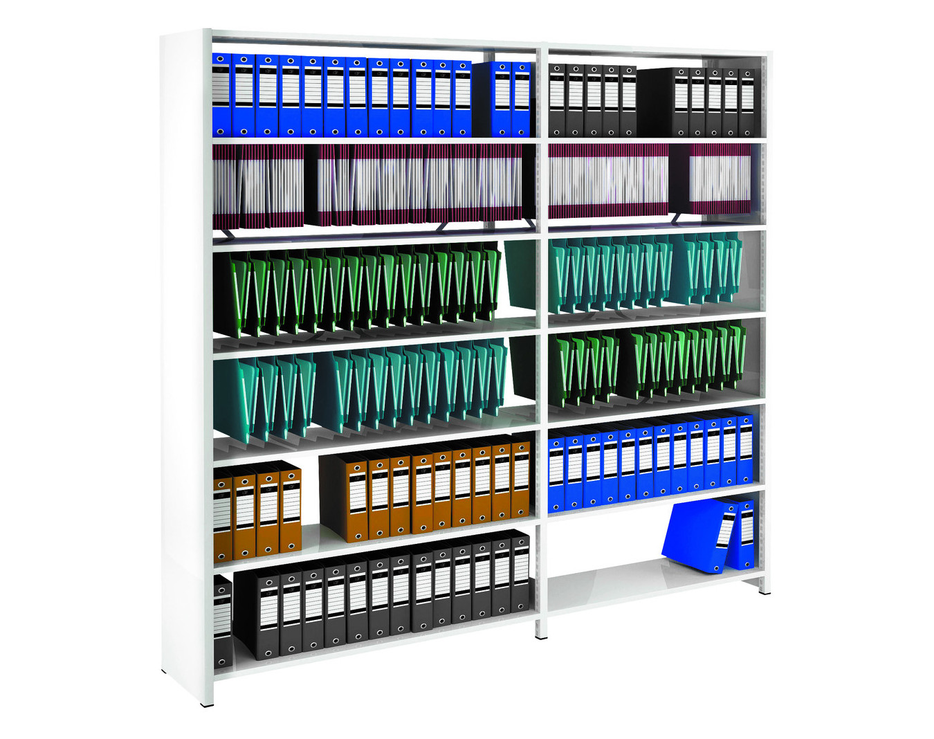 Rayonnage à échelles pleines