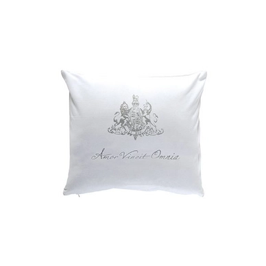 Coussin Décoratif Aquanova Reina Blanc/ Argent (45 x 45 cm)