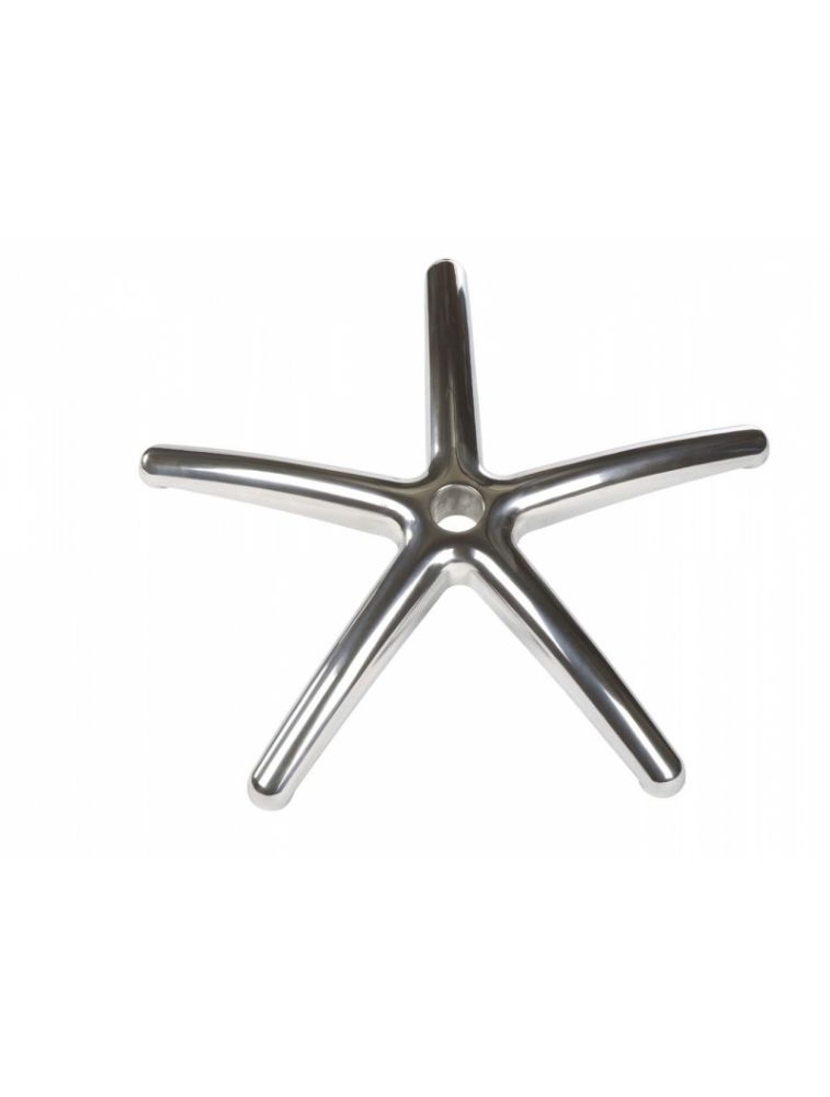 Option piétement aluminium poli Réf. 9990