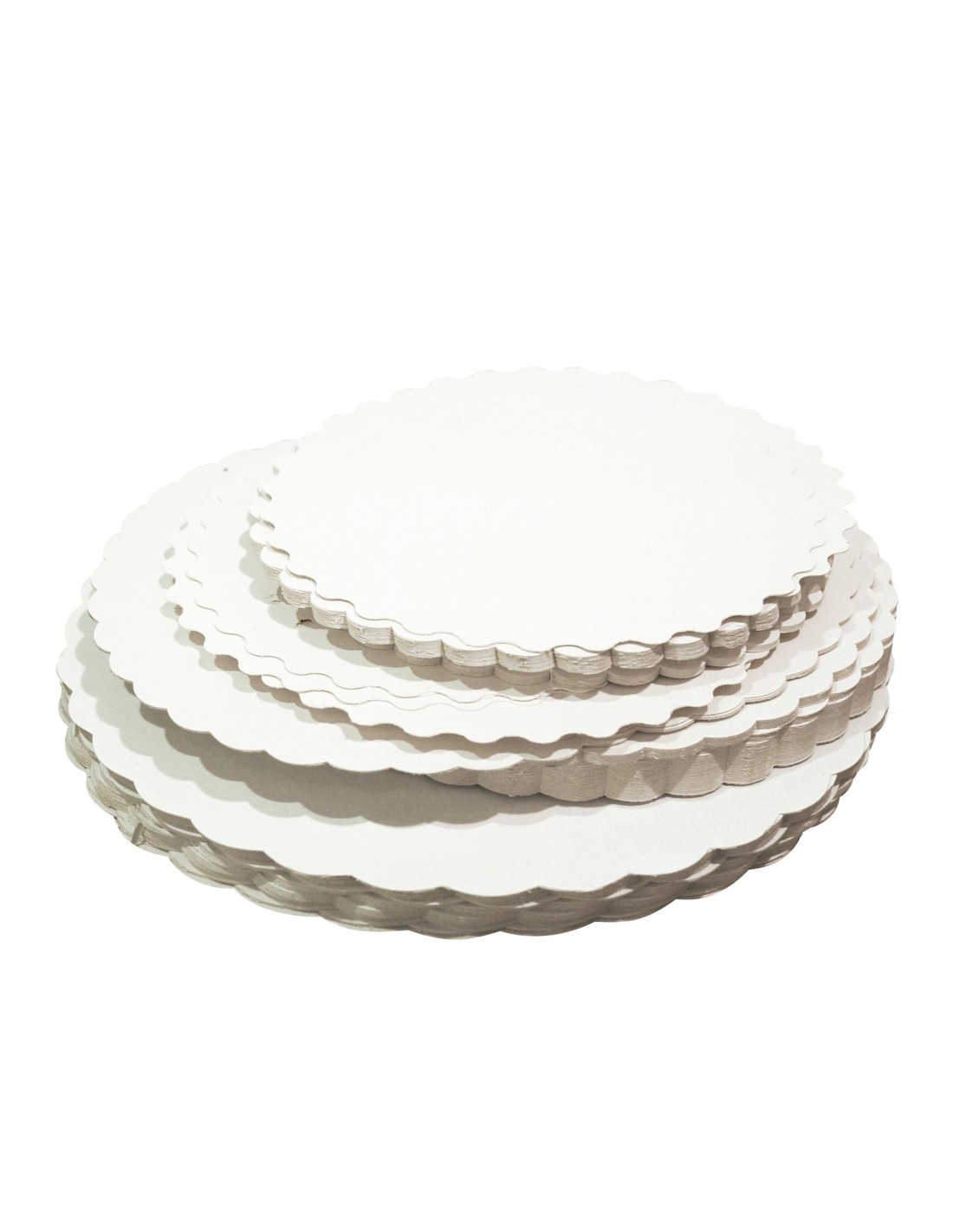 Rond pâtissier carton blanc