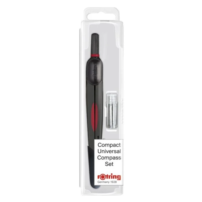 Compas universel COMPACT - Noir/Rouge - 130 mm ROTRING