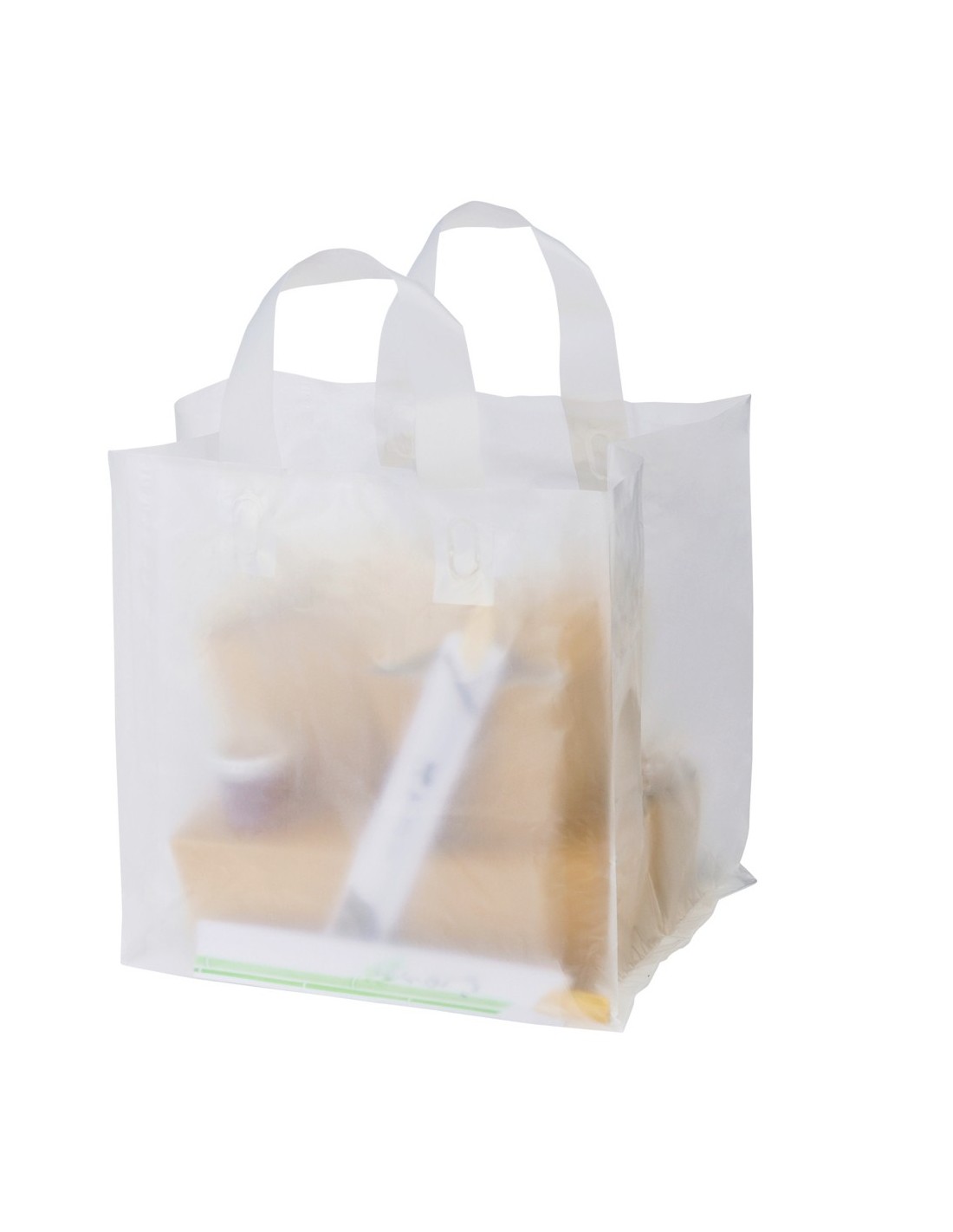 Sac polyéthylène à anses souples 50 µ
