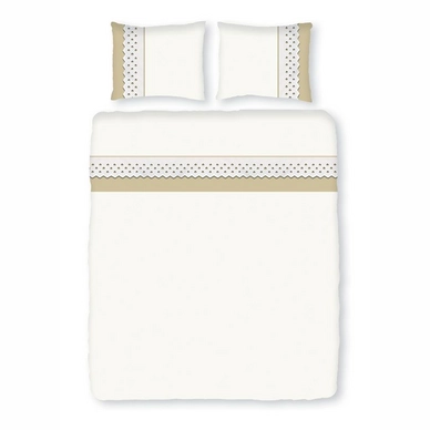 Parure de Lit Italian Home Collection Salzburg Camel Coton