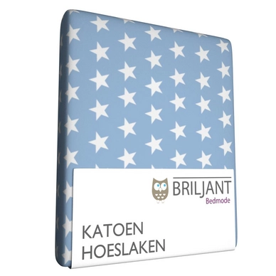 Drap-housse Briljant Enfant Sam Ciel (Coton)