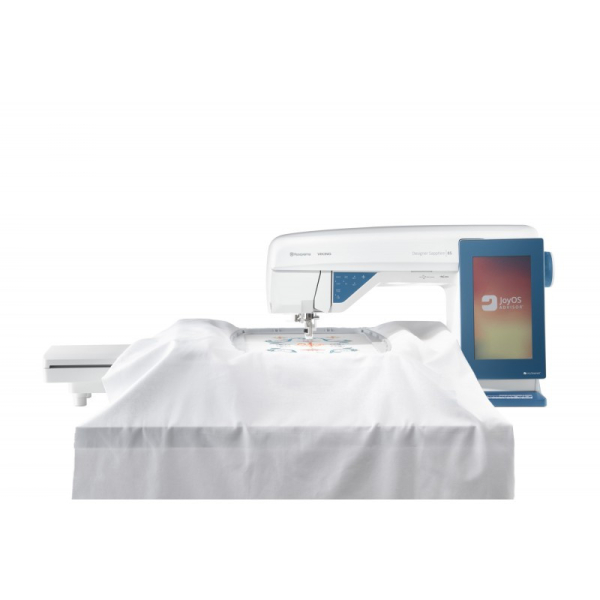Machine à coudre et à broder HUSQVARNA SAPPHIRE 85 + Set de couture n°1 + Coffret fils MADEIRA Rayon
