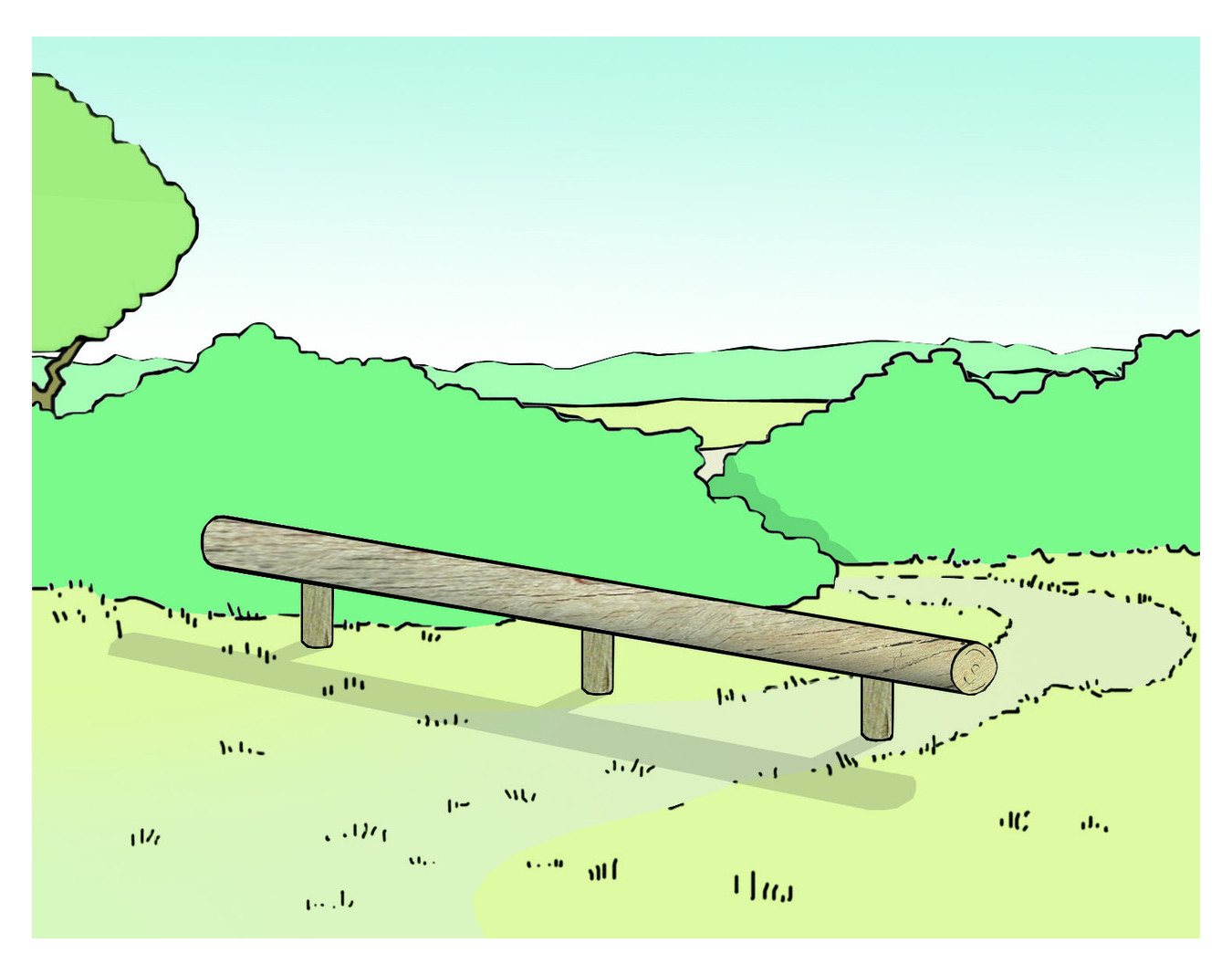 Saut alterné - Parcours sportif