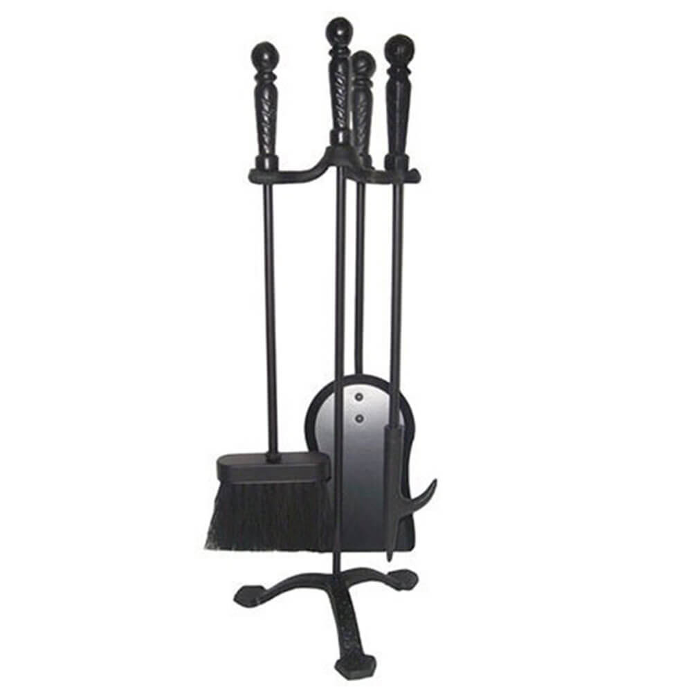 Ensemble d'outils de feu Fireup 3pc avec support (20x64cm)