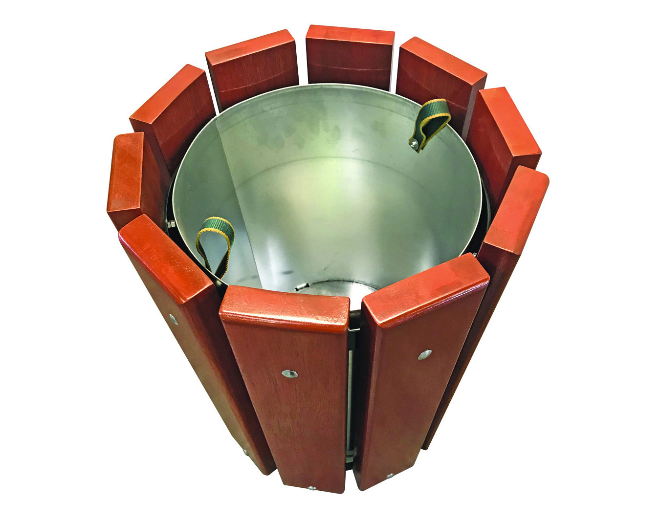 Seau 44 L pour corbeilles bois ronde