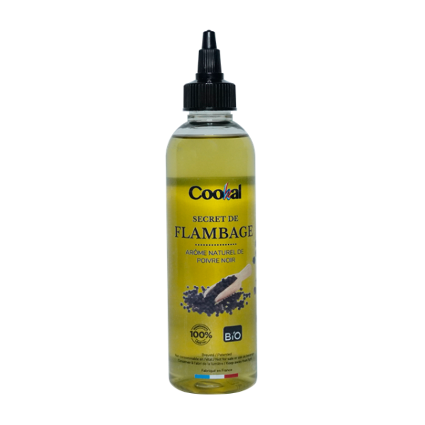 Secret de flambage BIO Cookal POIVRE NOIR ( 200 ml)
