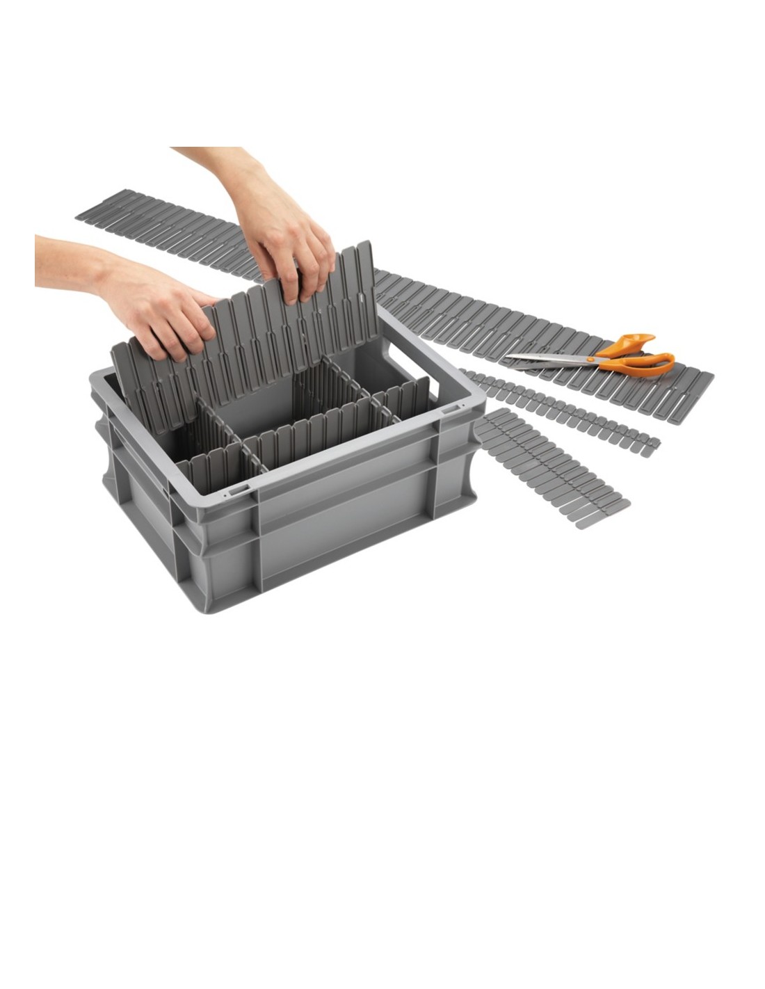 Séparateur sécable pour bac plastique