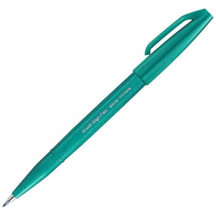 Stylo feutre Sign Pen SES15 - Turquoise PENTEL ARTS