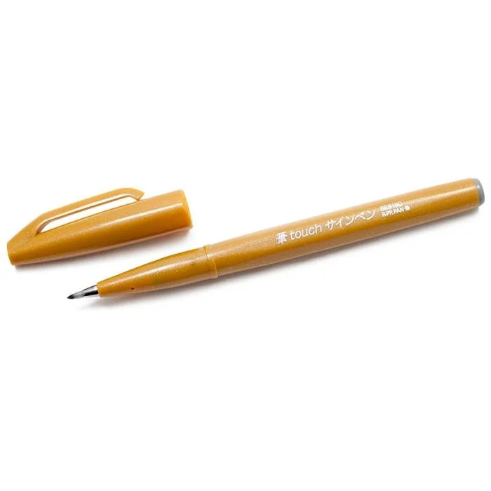 Stylo feutre Sign Pen SES15 - Ocre PENTEL ARTS