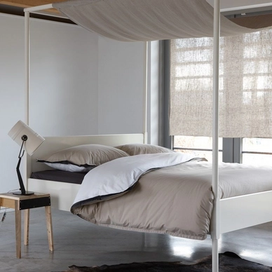 Parure de Lit Walra Dover Sable/Blanc Satin