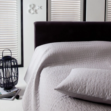 Couvre-lit Damai Shape Argenté