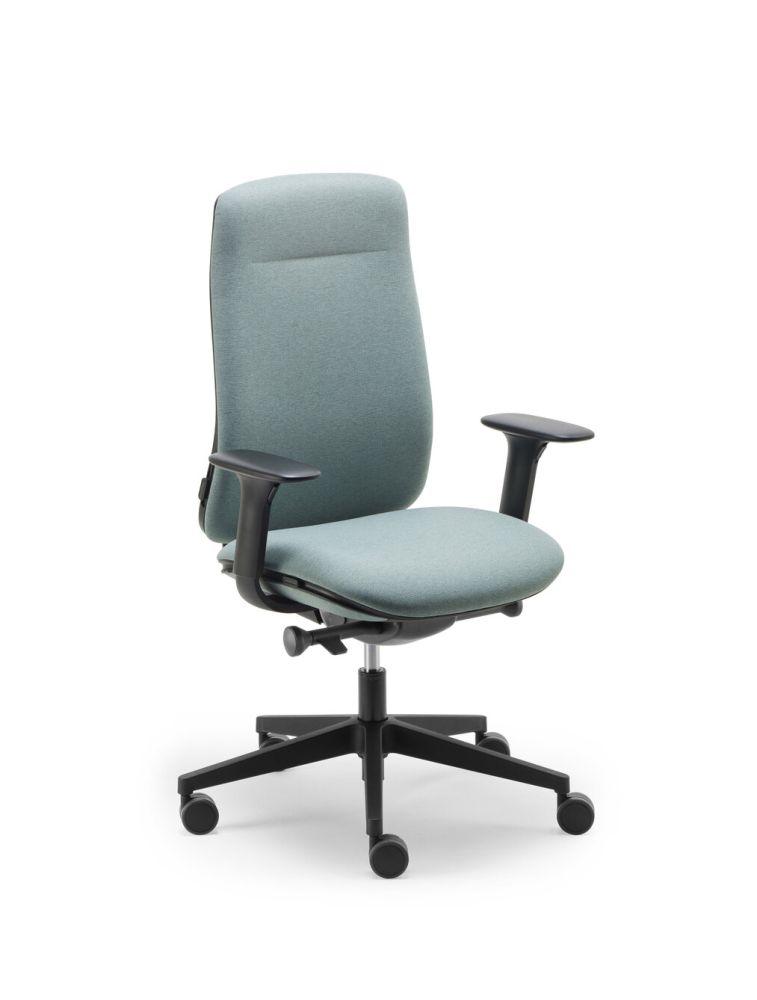 Siège Opérateur Eman Dossier Tapisse | Coloris Noir | Sokoa