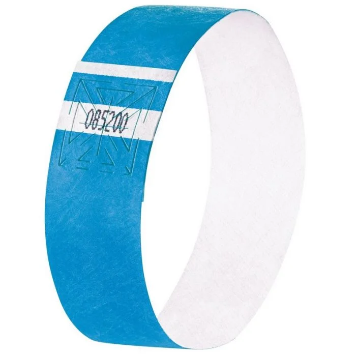 Bracelets d'identification - Bleu SIGEL Super Soft Lot de 120