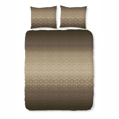 Parure de Lit Satin D'or Sirocco Marron Satin