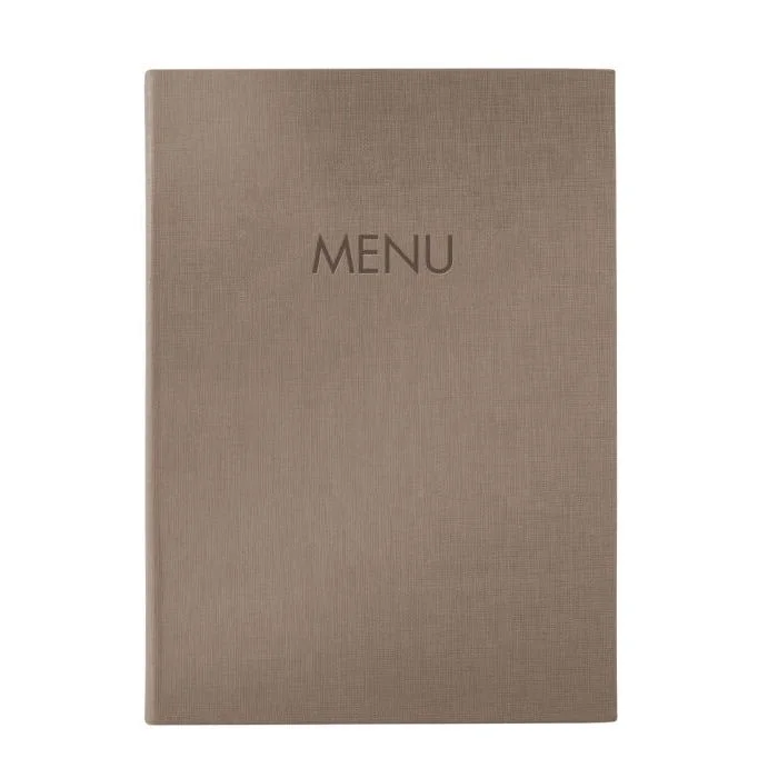 Chemise pour menu A5 en plastique - Beige SIGEL