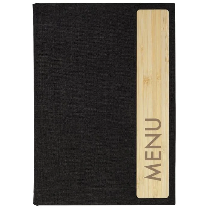 Chemise pour menu A5 avec sérigraphie en plastique - Gris foncé SIGEL