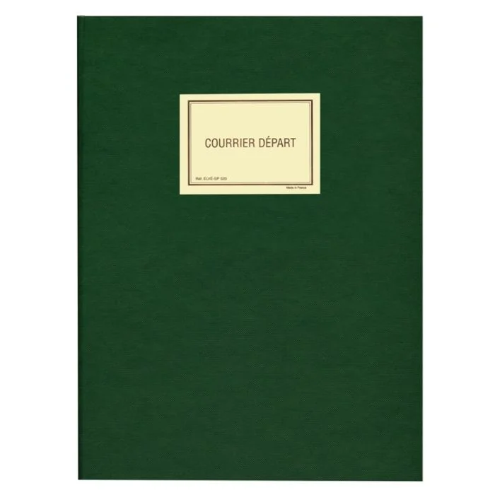 Registre Courrier Départ - Enregistrement 150 pages ELVE