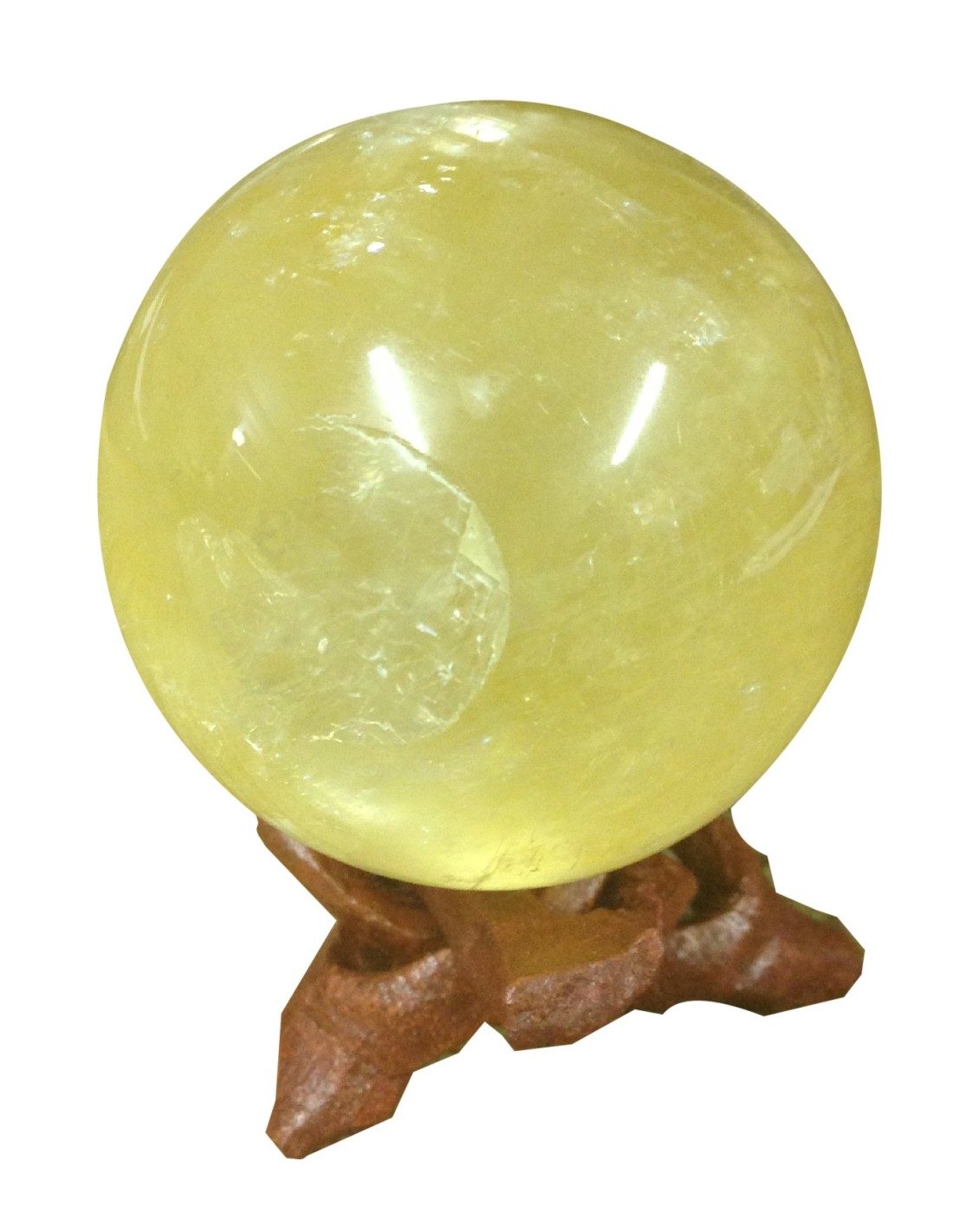 Sphère en Calcite Jaune 50mm - Harmonisez votre énergie et favorisez la clarté mentale
