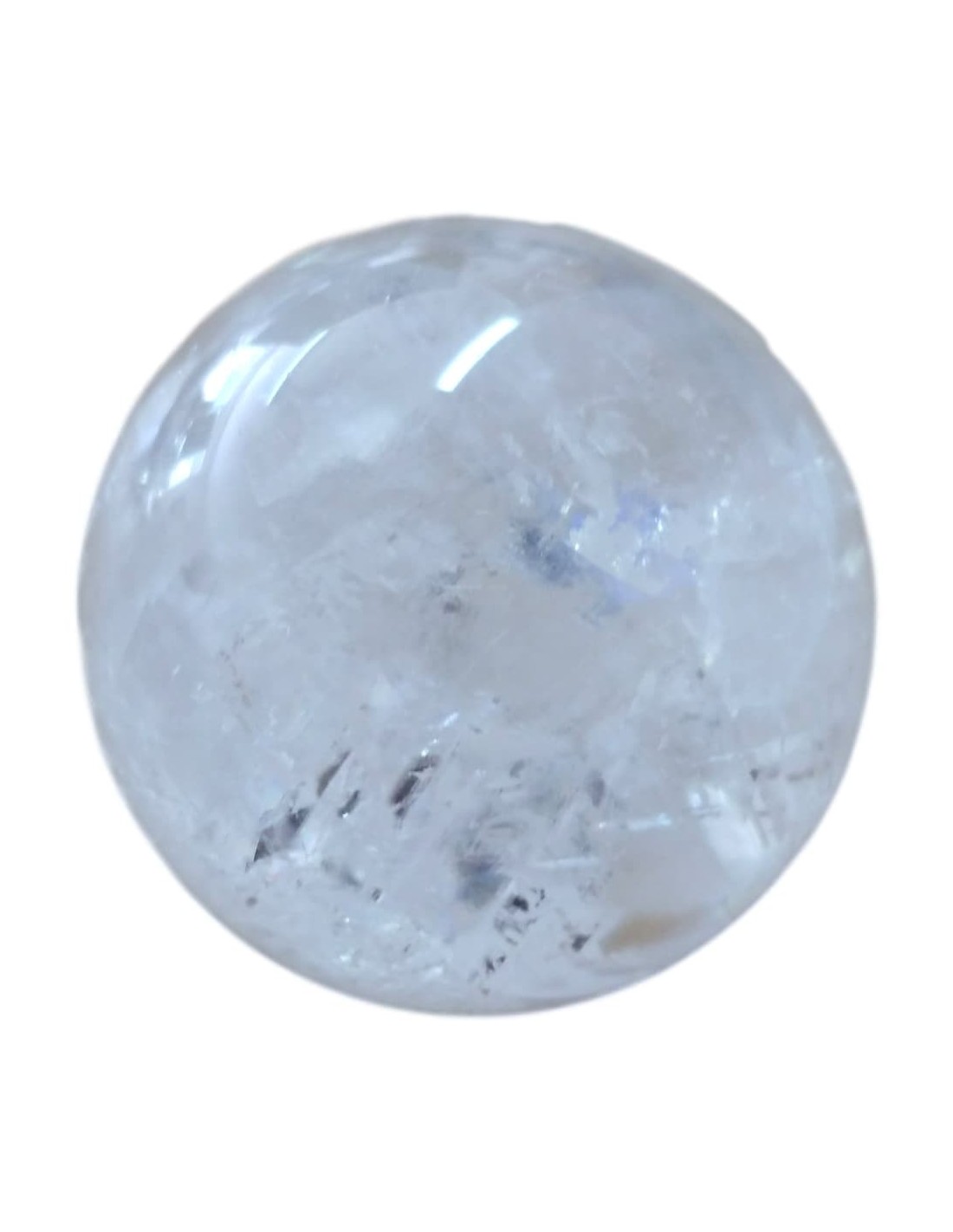 Sphère en Cristal de roche rainbow 5 cm - Harmonisez votre énergie et élevez votre vibration avec cette sphère