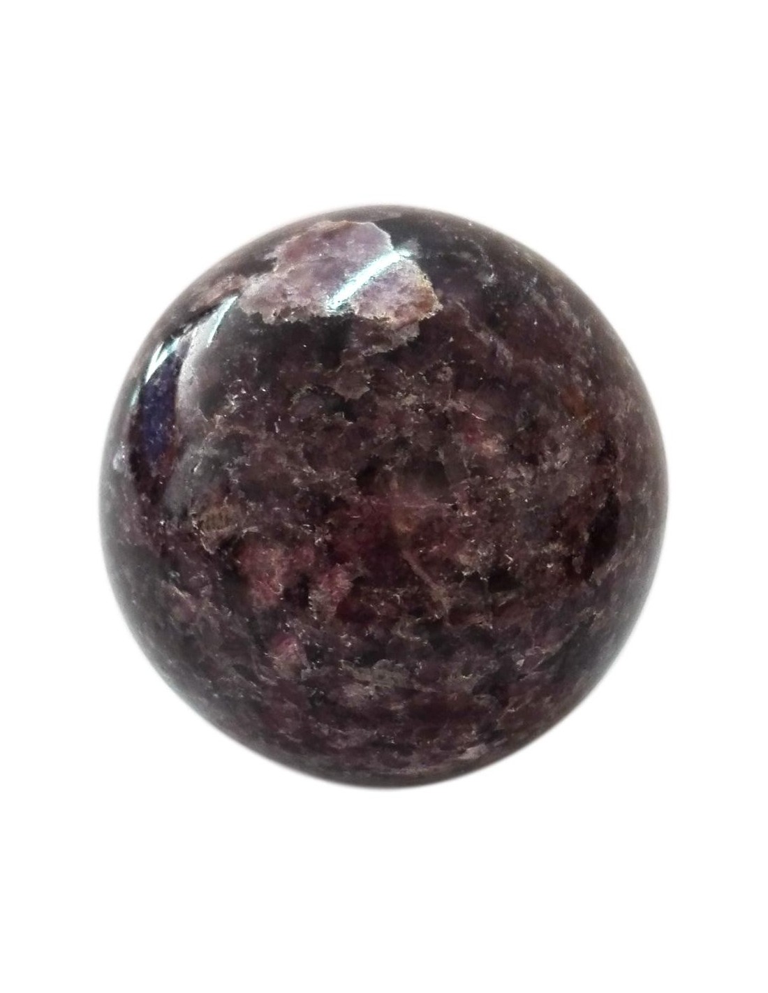 Sphère en Lépidolite 5 cm - Pierre de calme et d/'équilibre pour la méditation