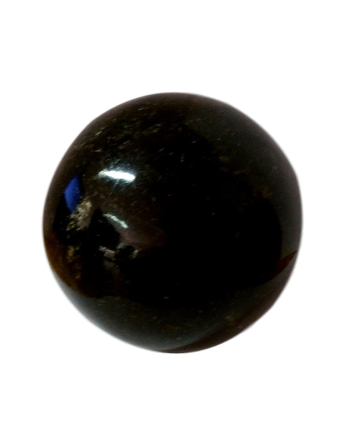 Sphère en Obsidienne dorée 8 cm - Énergie protectrice et équilibre intérieur